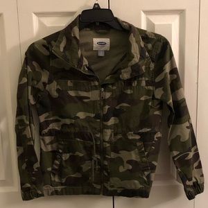 Old Navy camo jacket